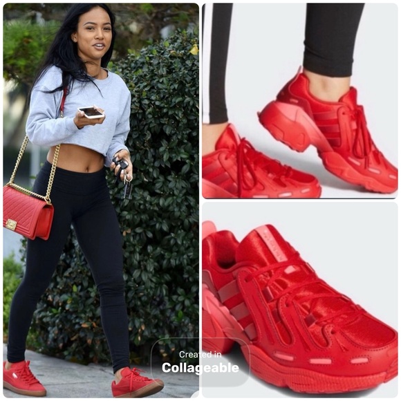 ‼️WOW‼️ADIDAS EQT GAZELLE RED CHUNKY SNEAKERS‼️BRAND NEW‼️ - Picture 15 of 16